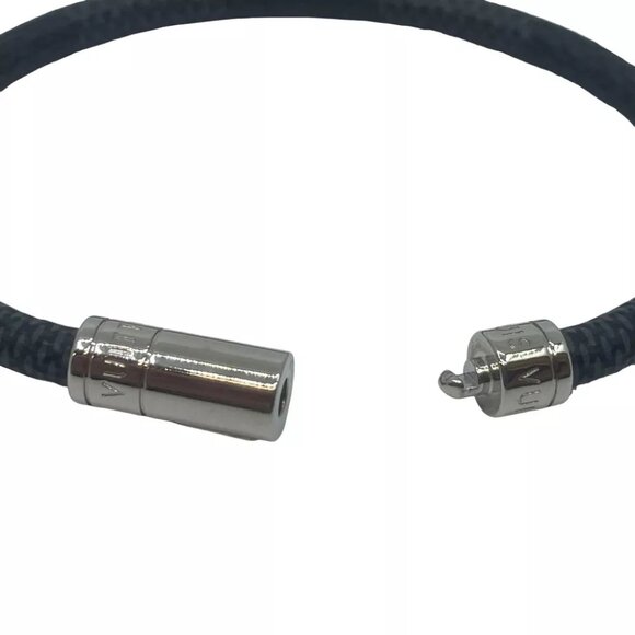 LOUIS VUITTON Bracelet-Keep It M6140D Damier Graphite Canvas - Picture 10 of 12